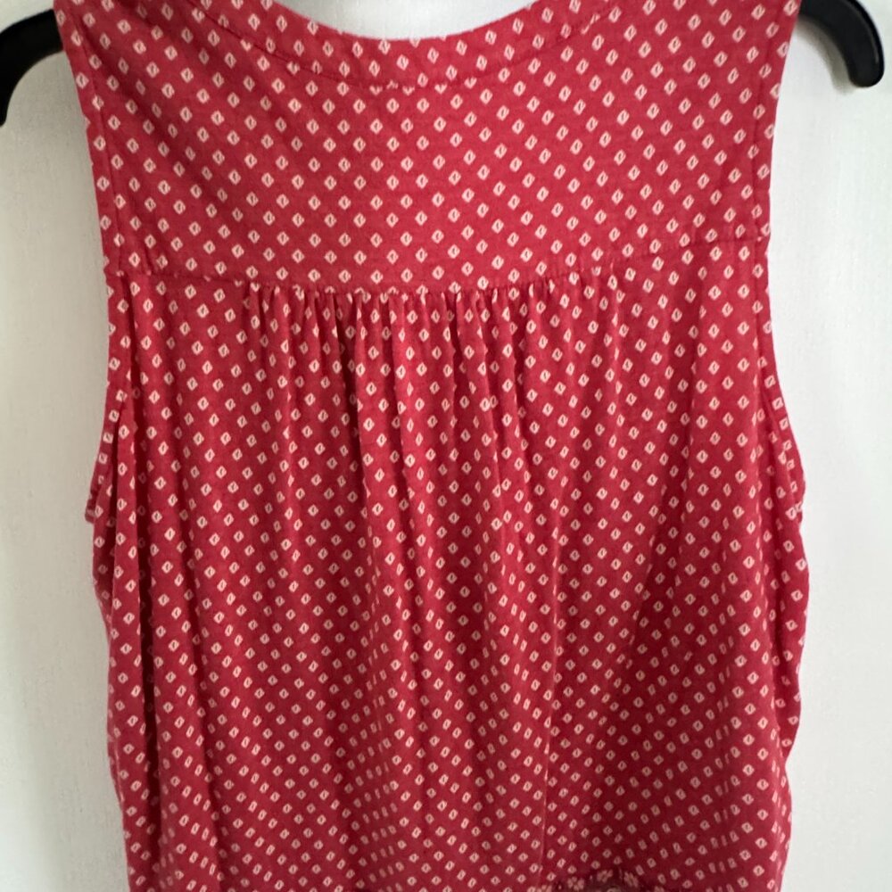 LUCKY BRAND Women’s Sleeveless Graphic Print Top Size Med NWOT - Picture 7 of 7